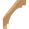 Ekena Millwork 4"W x 16"D x 20"H Merced Rough Sawn Knee Brace, Western Red Cedar BRC04X16X20MRC00RWR - alternate 2